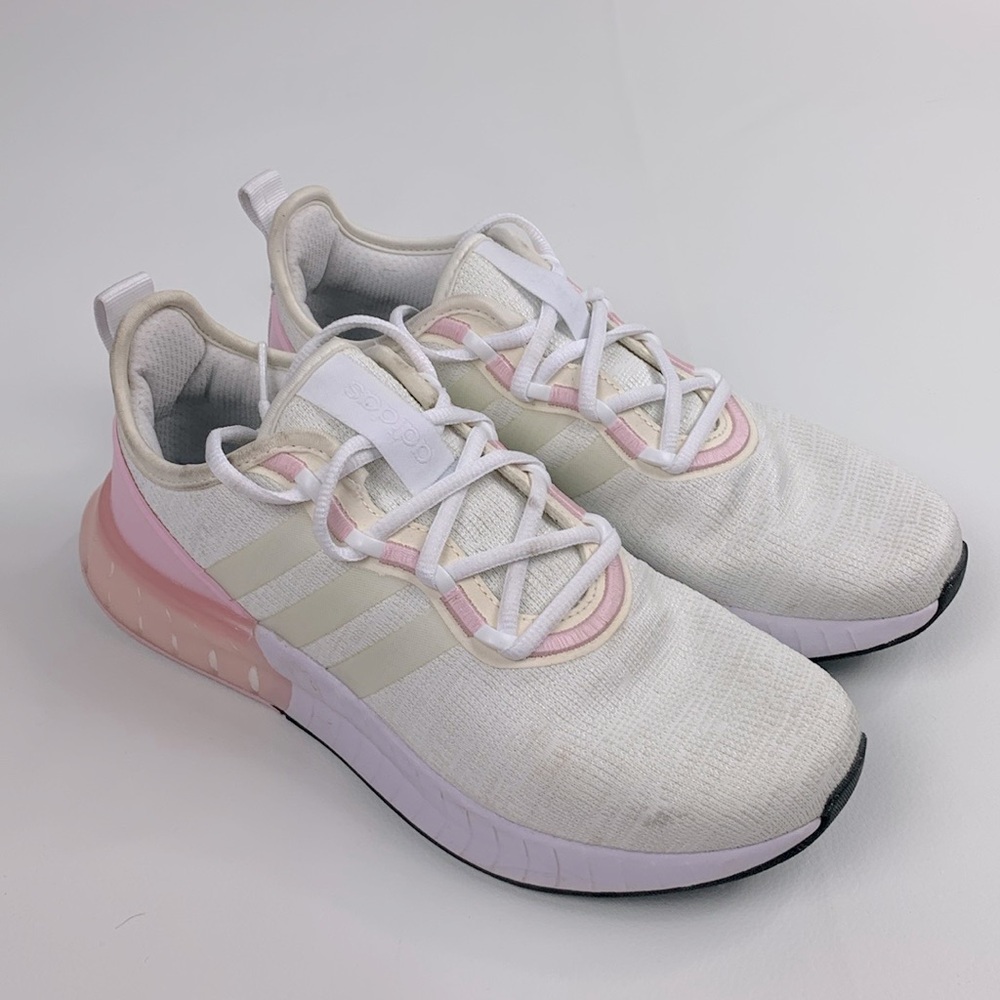 Adidas Boost Running Athletic sneakers Size 8.5 Pink & Off white Cushioned sole